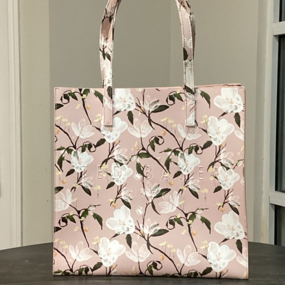 Ted Baker London Pink Floral The Icon Tote NWT
